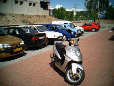 Daelim NS 125 III - můj první větší skútr