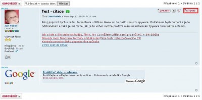 Tlačítko "Citovat" - pro zvětšení klikni