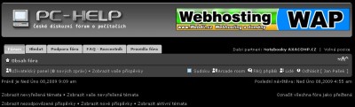 Záhlaví hlavní strany fóra - pro zvětšení klikni