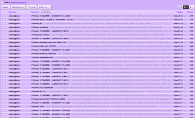 Takhle to přišlo dnes naráz, vše od jedné firmy z jedné domény.